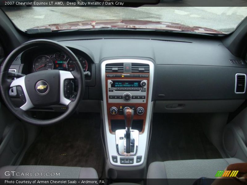 Deep Ruby Metallic / Dark Gray 2007 Chevrolet Equinox LT AWD