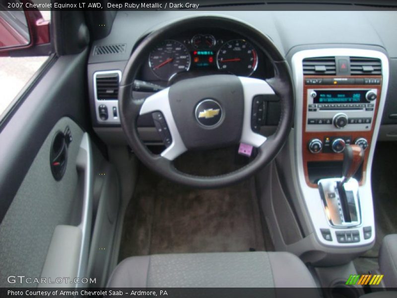 Deep Ruby Metallic / Dark Gray 2007 Chevrolet Equinox LT AWD