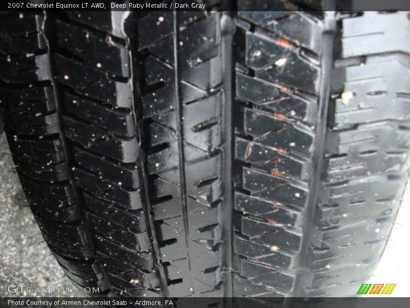 Deep Ruby Metallic / Dark Gray 2007 Chevrolet Equinox LT AWD