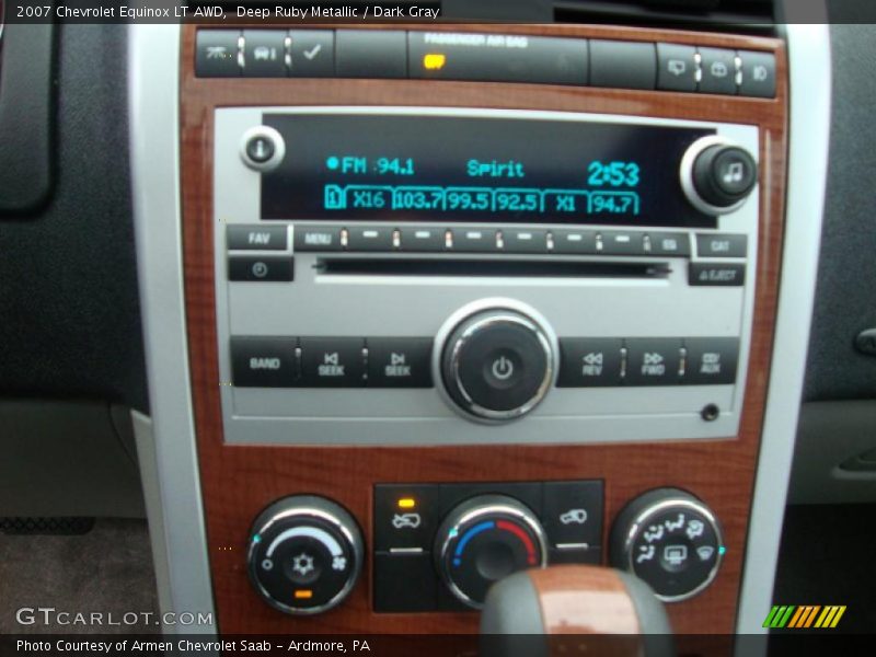 Deep Ruby Metallic / Dark Gray 2007 Chevrolet Equinox LT AWD