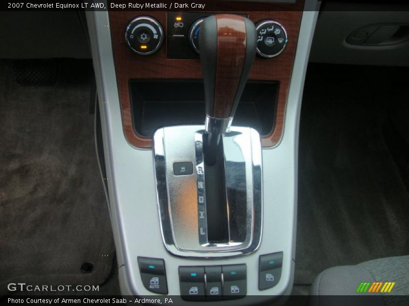 Deep Ruby Metallic / Dark Gray 2007 Chevrolet Equinox LT AWD