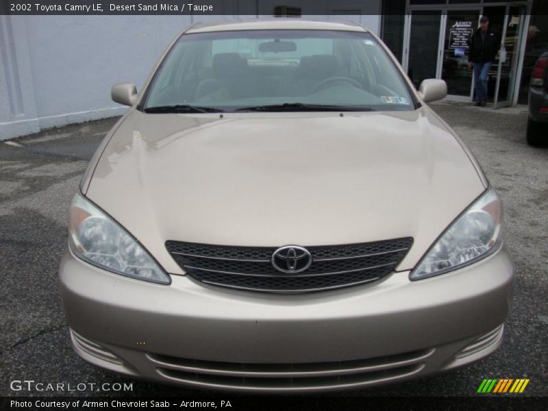 Desert Sand Mica / Taupe 2002 Toyota Camry LE