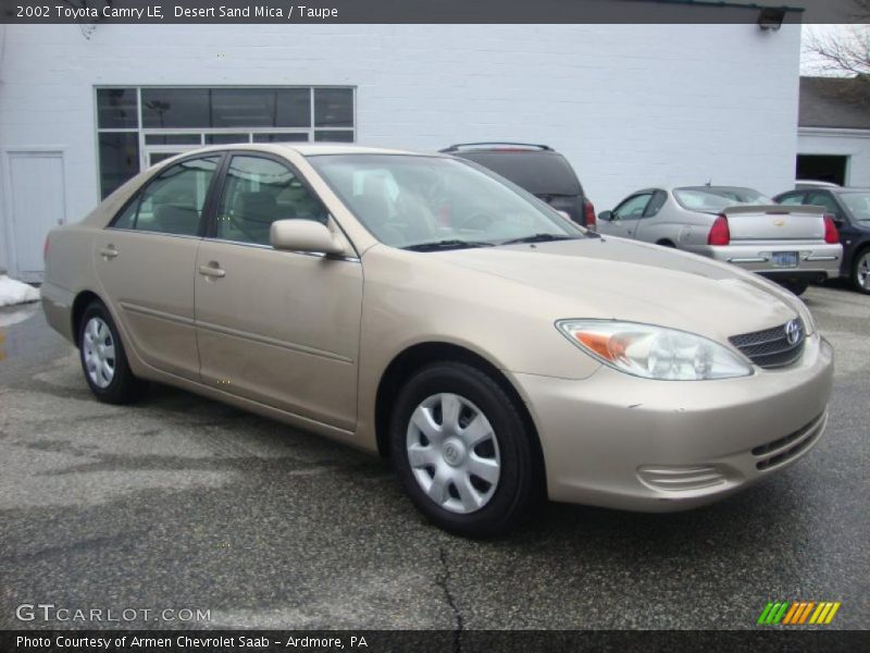 Desert Sand Mica / Taupe 2002 Toyota Camry LE