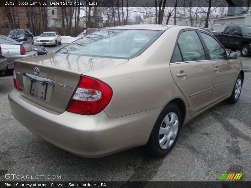Desert Sand Mica / Taupe 2002 Toyota Camry LE