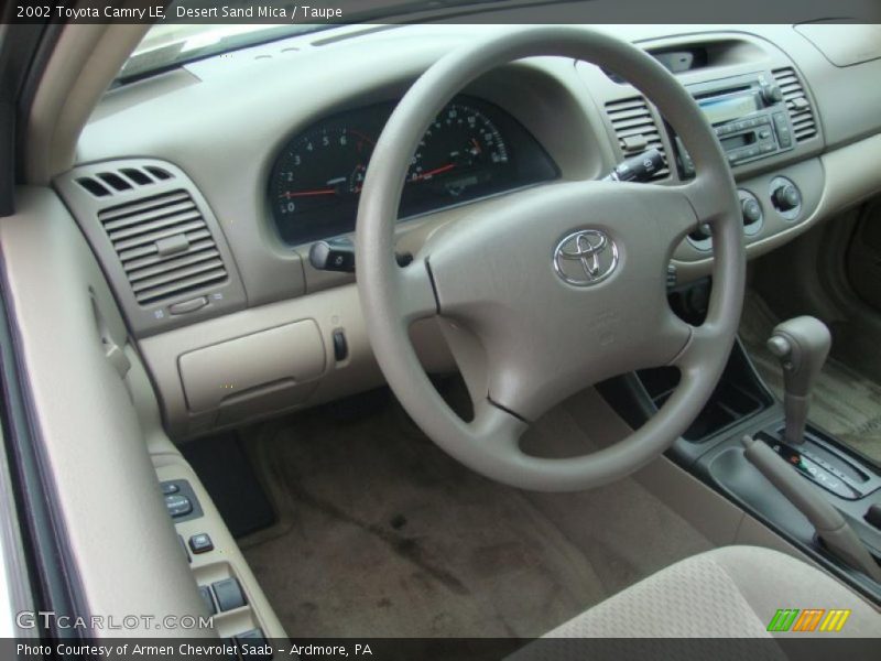 Desert Sand Mica / Taupe 2002 Toyota Camry LE