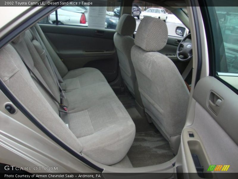 Desert Sand Mica / Taupe 2002 Toyota Camry LE