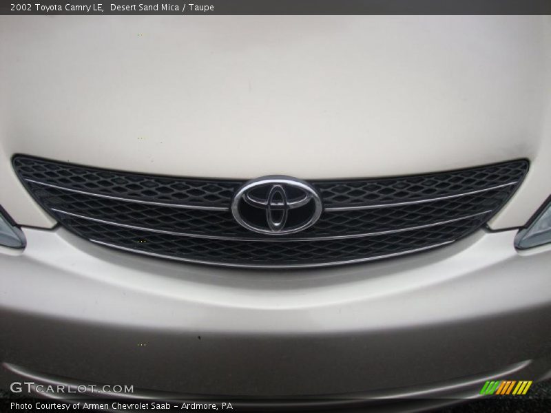 Desert Sand Mica / Taupe 2002 Toyota Camry LE