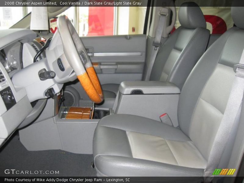 Cool Vanilla / Dark Slate Gray/Light Slate Gray 2008 Chrysler Aspen Limited