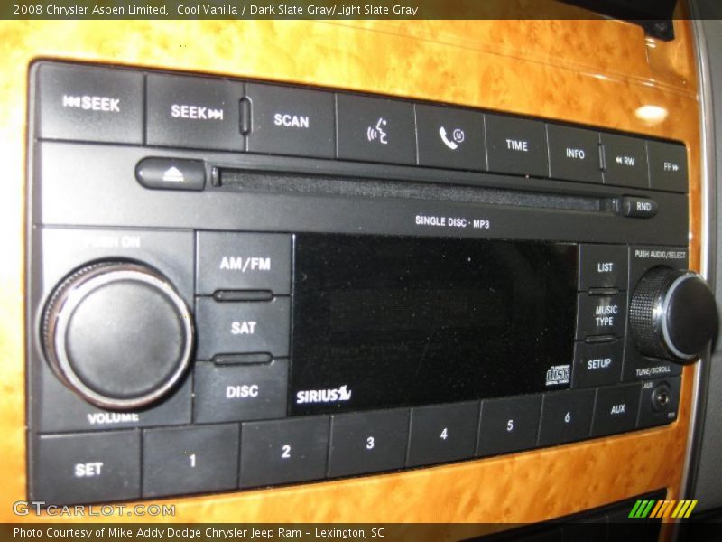 Cool Vanilla / Dark Slate Gray/Light Slate Gray 2008 Chrysler Aspen Limited