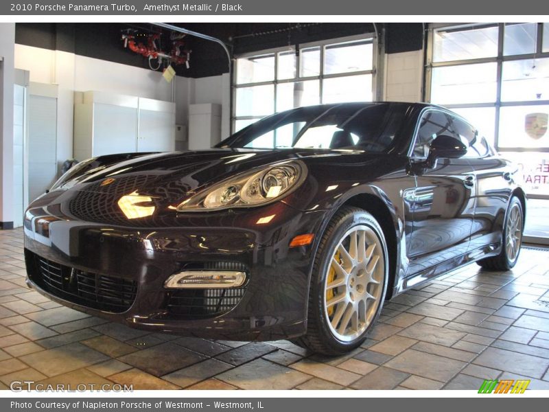 Amethyst Metallic / Black 2010 Porsche Panamera Turbo