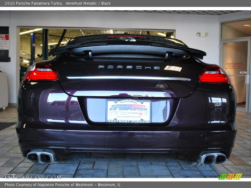 Amethyst Metallic / Black 2010 Porsche Panamera Turbo