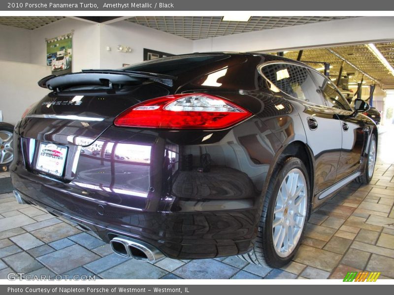 Amethyst Metallic / Black 2010 Porsche Panamera Turbo