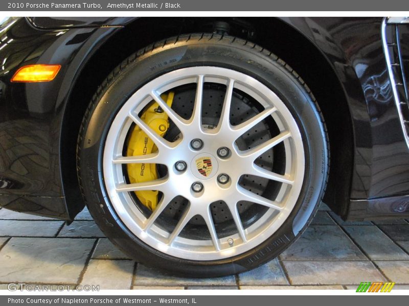 Amethyst Metallic / Black 2010 Porsche Panamera Turbo