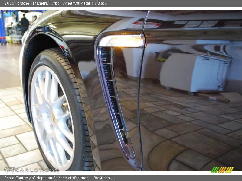 Amethyst Metallic / Black 2010 Porsche Panamera Turbo