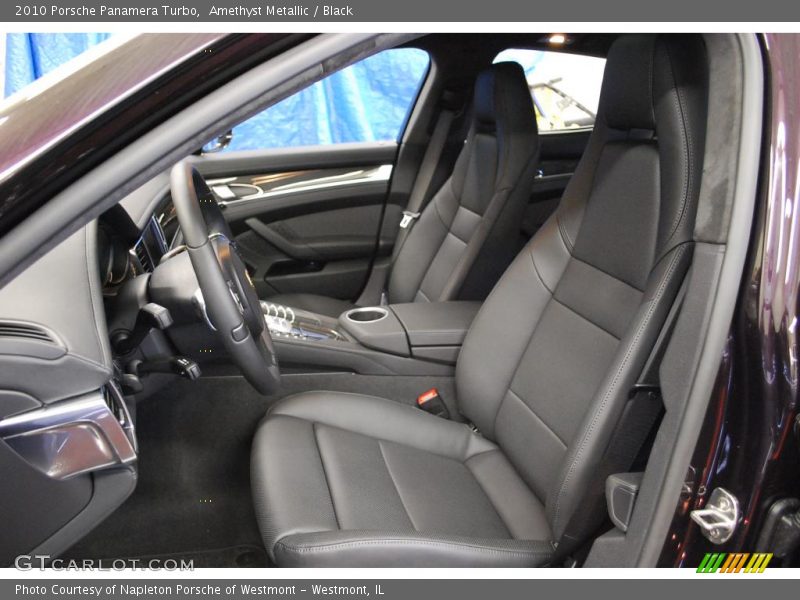 Amethyst Metallic / Black 2010 Porsche Panamera Turbo