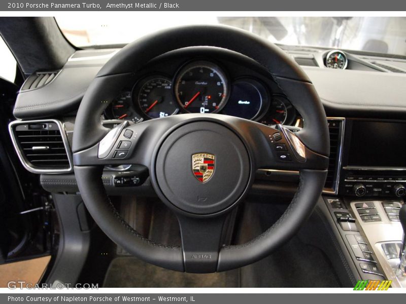 Amethyst Metallic / Black 2010 Porsche Panamera Turbo