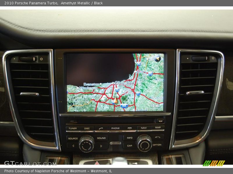 Amethyst Metallic / Black 2010 Porsche Panamera Turbo