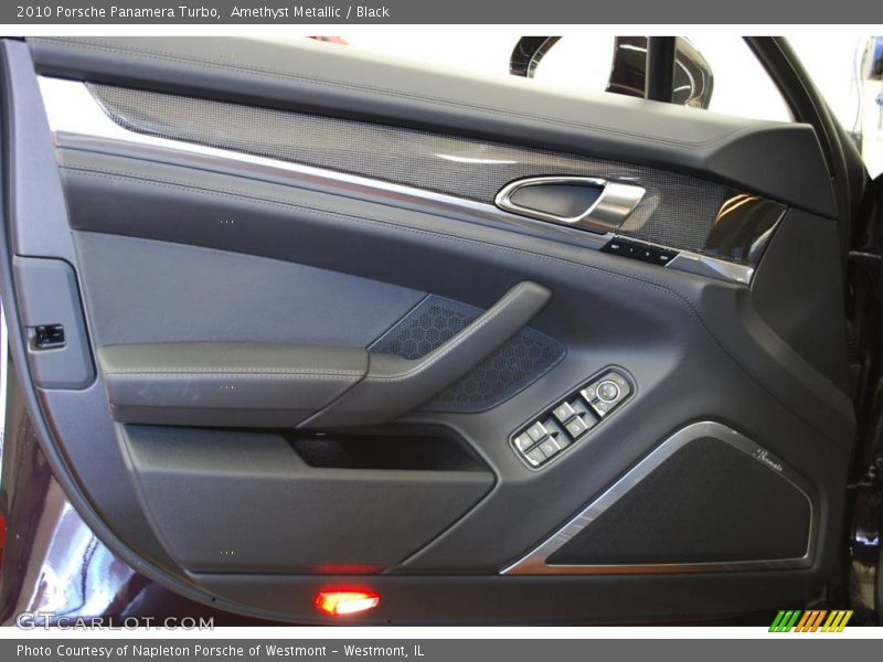 Amethyst Metallic / Black 2010 Porsche Panamera Turbo