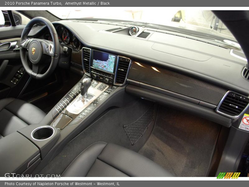 Amethyst Metallic / Black 2010 Porsche Panamera Turbo