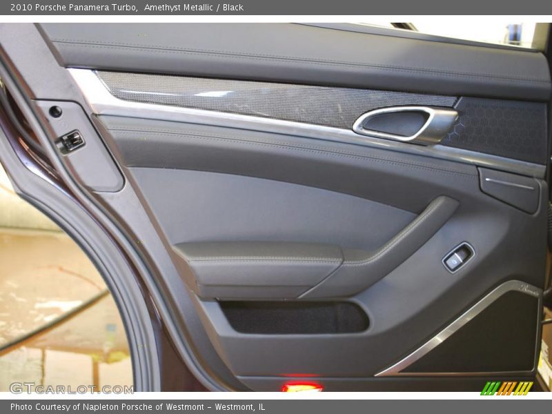 Amethyst Metallic / Black 2010 Porsche Panamera Turbo