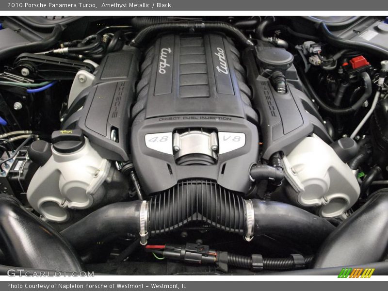  2010 Panamera Turbo Engine - 4.8 Liter Twin-Turbocharged DFI DOHC 32-Valve VarioCam Plus V8