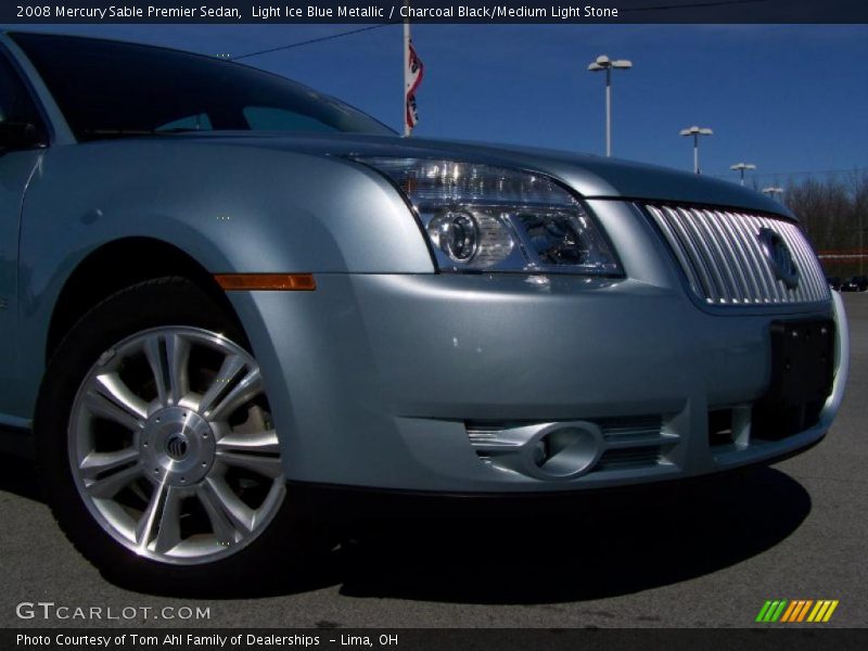 Light Ice Blue Metallic / Charcoal Black/Medium Light Stone 2008 Mercury Sable Premier Sedan