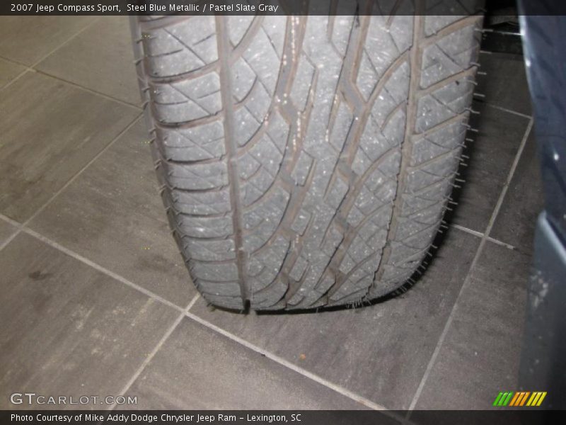 Steel Blue Metallic / Pastel Slate Gray 2007 Jeep Compass Sport