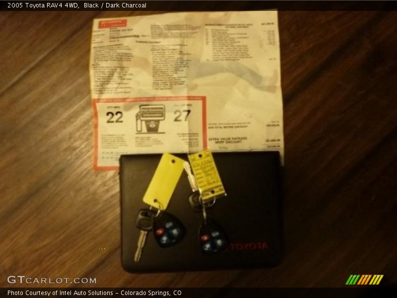 Black / Dark Charcoal 2005 Toyota RAV4 4WD