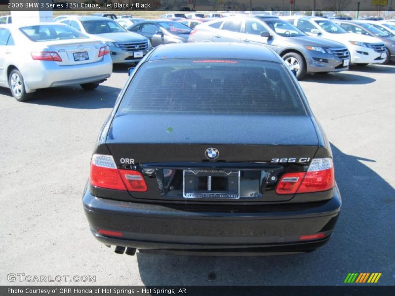 Jet Black / Black 2006 BMW 3 Series 325i Coupe