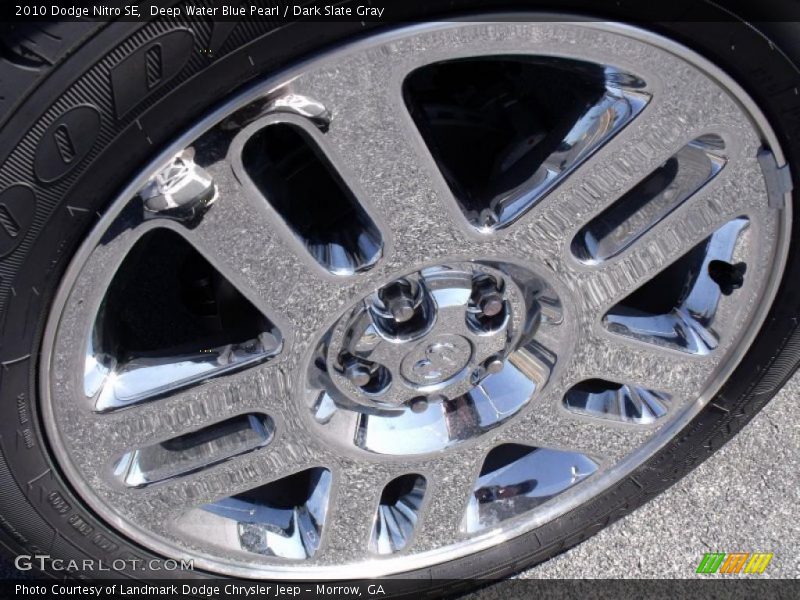 Deep Water Blue Pearl / Dark Slate Gray 2010 Dodge Nitro SE