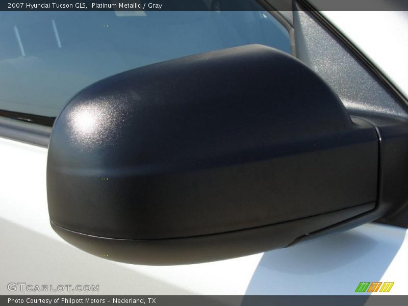 Platinum Metallic / Gray 2007 Hyundai Tucson GLS