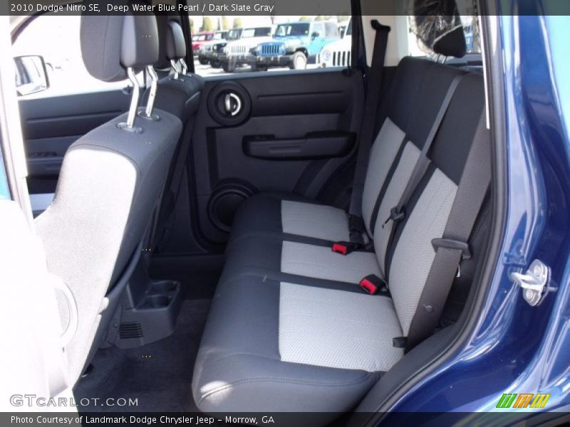 Deep Water Blue Pearl / Dark Slate Gray 2010 Dodge Nitro SE