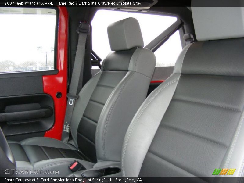 Flame Red / Dark Slate Gray/Medium Slate Gray 2007 Jeep Wrangler X 4x4