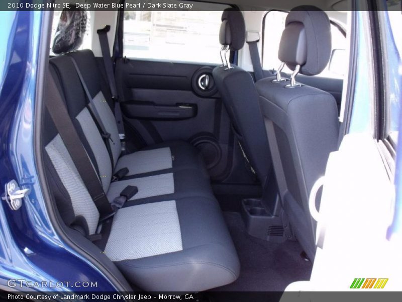 Deep Water Blue Pearl / Dark Slate Gray 2010 Dodge Nitro SE