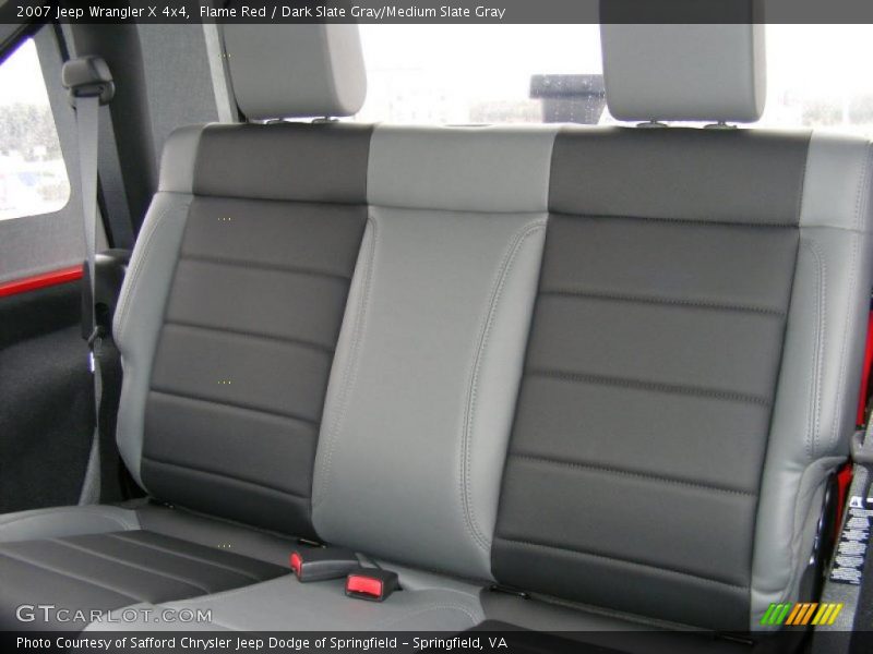 Flame Red / Dark Slate Gray/Medium Slate Gray 2007 Jeep Wrangler X 4x4