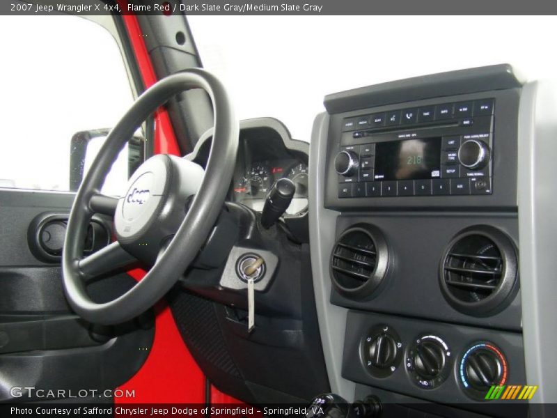 Flame Red / Dark Slate Gray/Medium Slate Gray 2007 Jeep Wrangler X 4x4