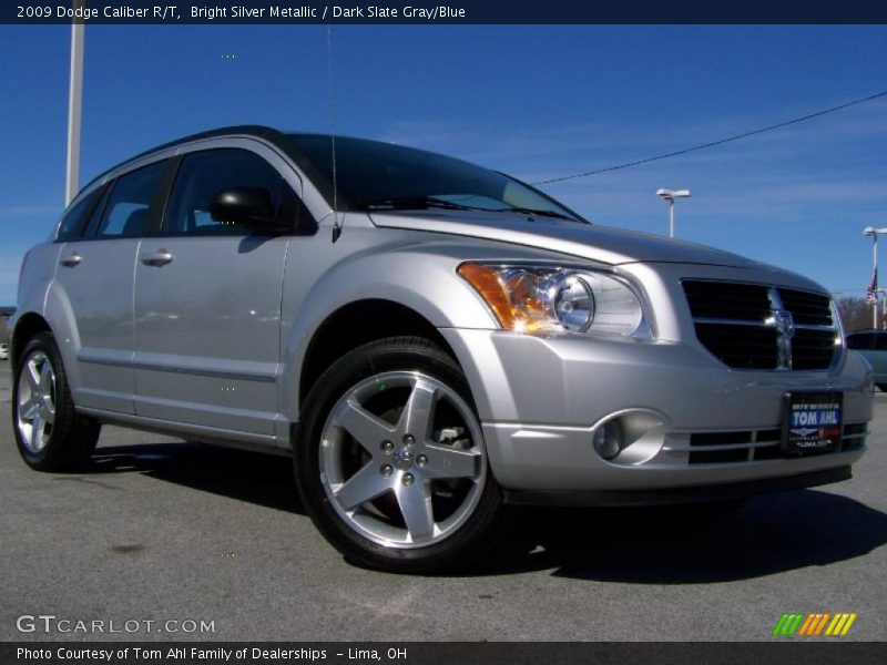 Bright Silver Metallic / Dark Slate Gray/Blue 2009 Dodge Caliber R/T