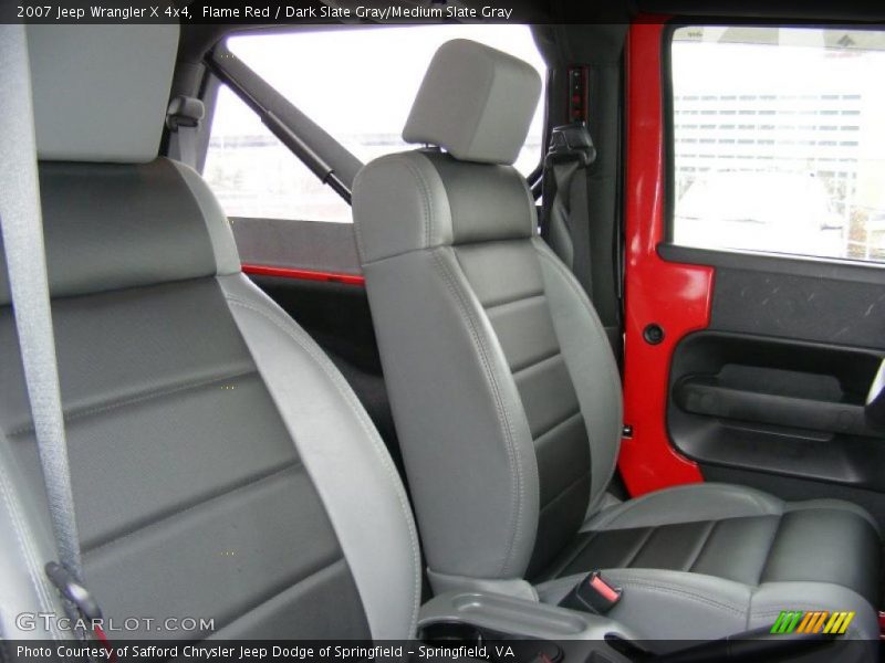 Flame Red / Dark Slate Gray/Medium Slate Gray 2007 Jeep Wrangler X 4x4