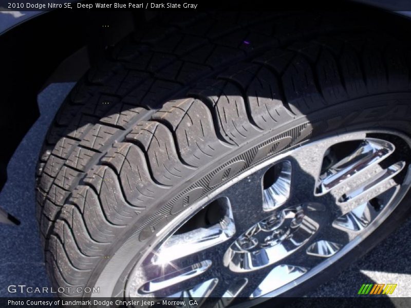 Deep Water Blue Pearl / Dark Slate Gray 2010 Dodge Nitro SE