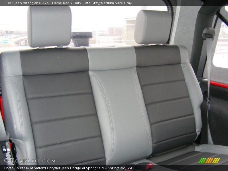 Flame Red / Dark Slate Gray/Medium Slate Gray 2007 Jeep Wrangler X 4x4