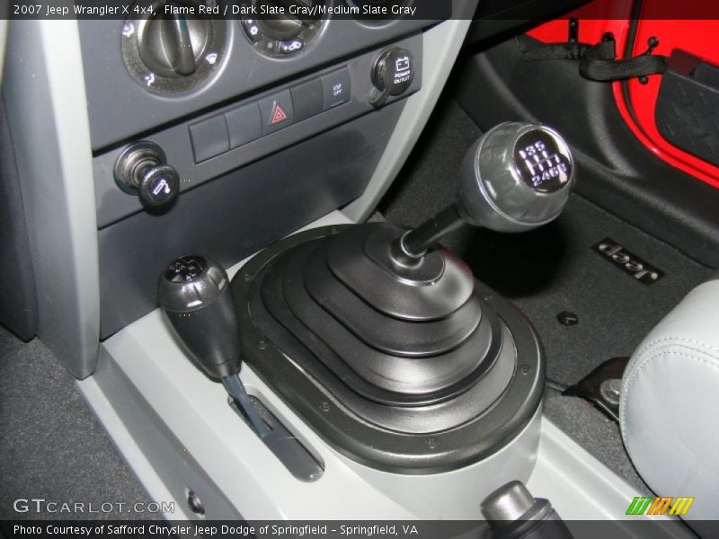 Flame Red / Dark Slate Gray/Medium Slate Gray 2007 Jeep Wrangler X 4x4