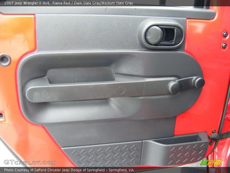 Flame Red / Dark Slate Gray/Medium Slate Gray 2007 Jeep Wrangler X 4x4