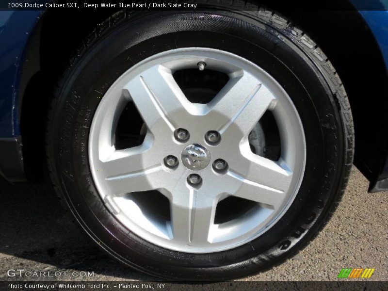 Deep Water Blue Pearl / Dark Slate Gray 2009 Dodge Caliber SXT