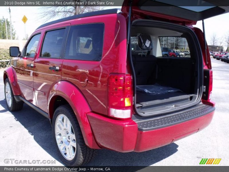Inferno Red Crystal Pearl / Dark Slate Gray 2010 Dodge Nitro SE