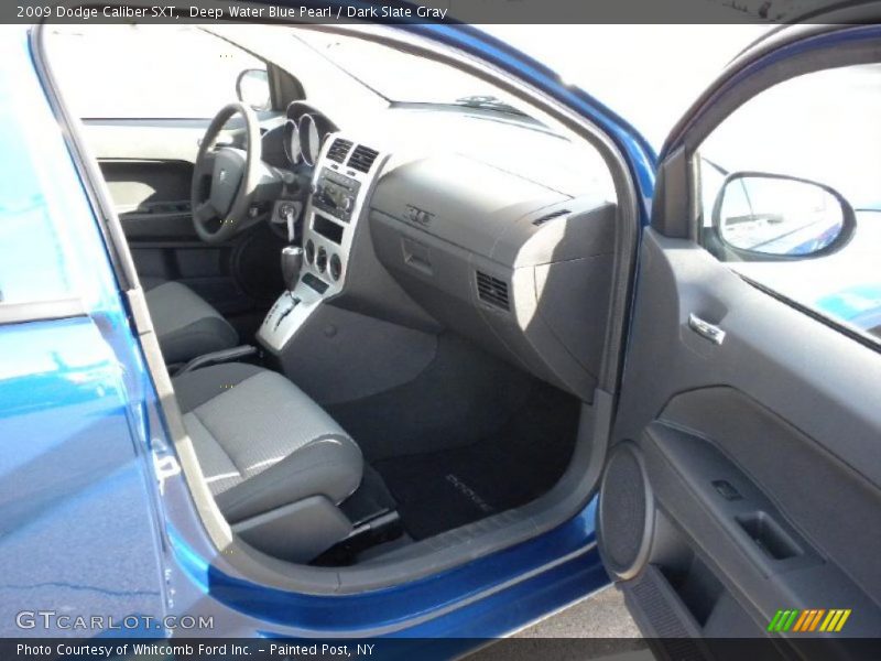 Deep Water Blue Pearl / Dark Slate Gray 2009 Dodge Caliber SXT