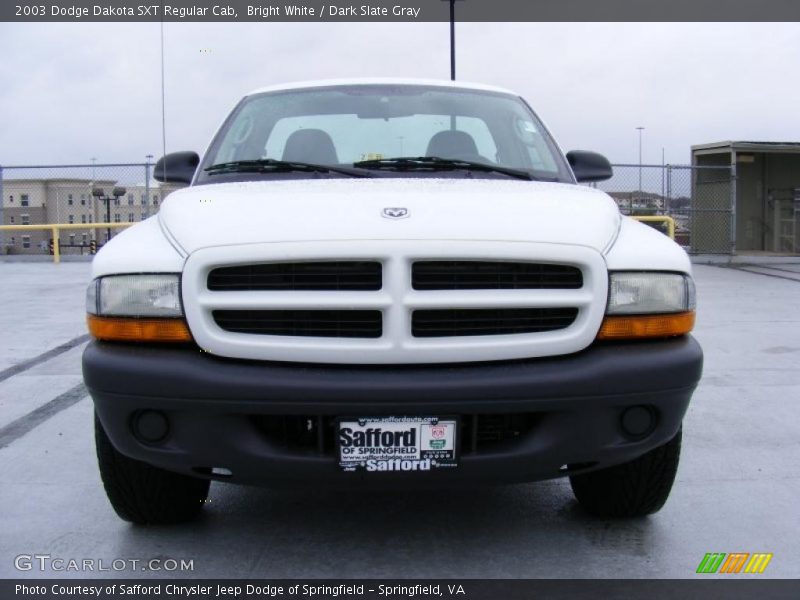 Bright White / Dark Slate Gray 2003 Dodge Dakota SXT Regular Cab