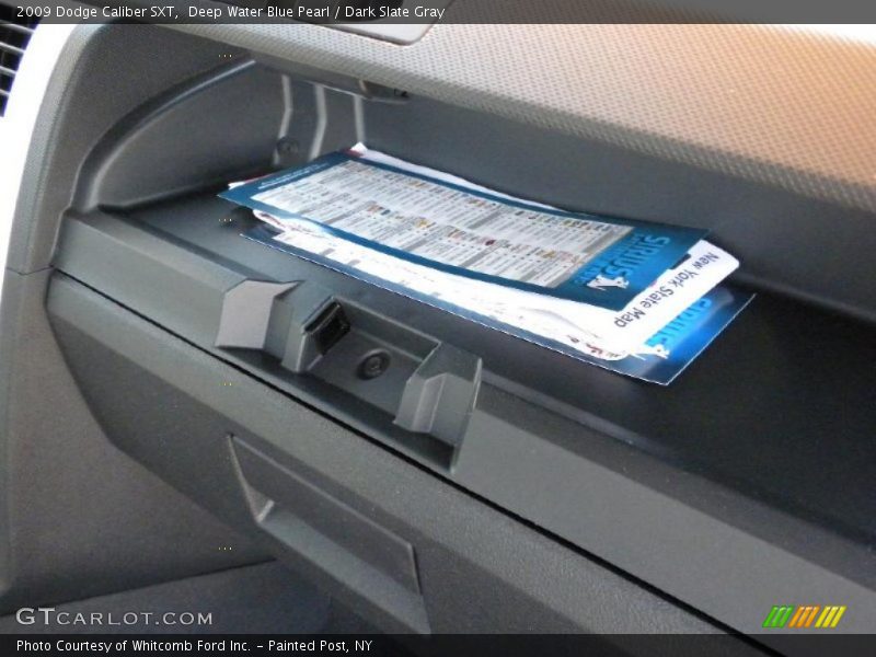 Deep Water Blue Pearl / Dark Slate Gray 2009 Dodge Caliber SXT