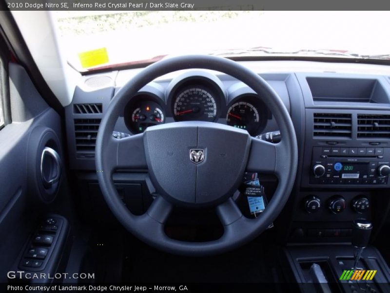 Inferno Red Crystal Pearl / Dark Slate Gray 2010 Dodge Nitro SE