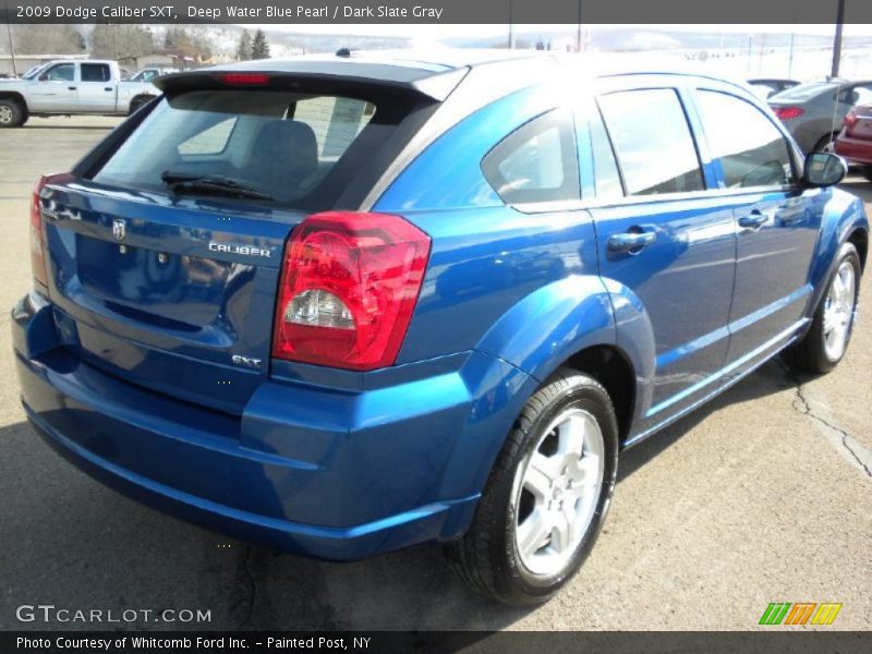 Deep Water Blue Pearl / Dark Slate Gray 2009 Dodge Caliber SXT