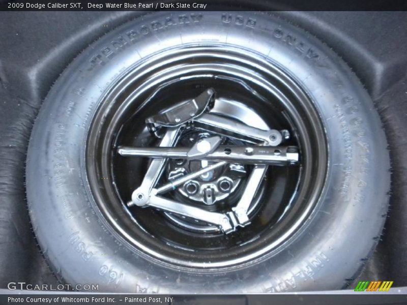 Deep Water Blue Pearl / Dark Slate Gray 2009 Dodge Caliber SXT